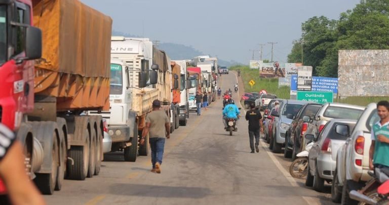 Manifestações de garimpeiros no Pará chegam ao 4° dia consecutivo