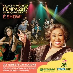 9º Festival de Música de Parauapebas irá trazer shows de Alcione, Arraial do Pavulagem e Lia Sophia