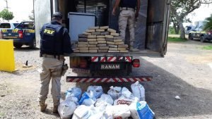 Operação da PRF no Pará apreende quase 200 kg de maconha escondidos em fundo falso de caminhão