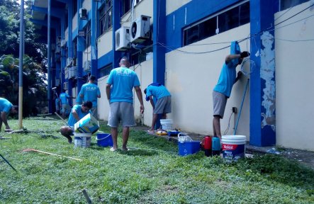 Mão de obra de custodiados é utilizada para reformar Uepa