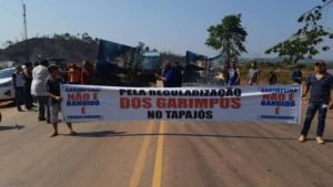 Manifestações de índios e garimpeiros causam bloqueio de duas rodovias federais no Pará