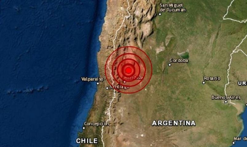 Terremoto registrado na Argentina é sentido em 5 cidades