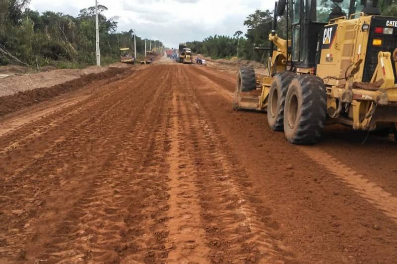 Governo Helder inicia obras de duplicação e asfaltamento da BR-222, em Marabá