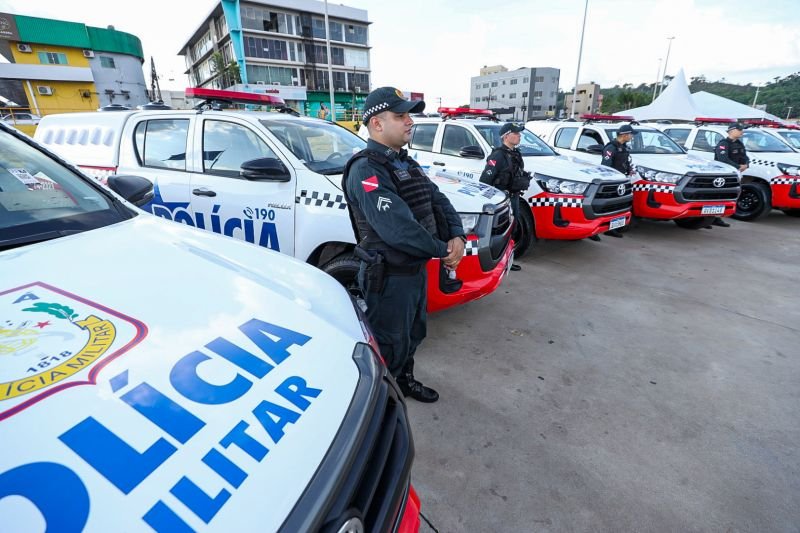 Em Parauapebas, Estado entrega 32 viaturas novas para a Polícia Militar